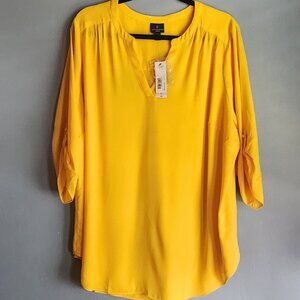 NWT 2XL Worthington 3/4th Sleeve Blouse